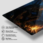 Video Game Metal Poster Wall Decor - TW3 Wild Hunt Geralt of Rivia - A - Image 6