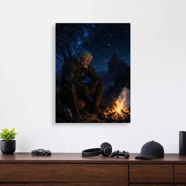 Video Game Metal Poster Wall Decor - TW3 Wild Hunt Geralt of Rivia - A - Image 4
