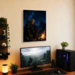 Video Game Metal Poster Wall Decor - TW3 Wild Hunt Geralt of Rivia - A - Image 5