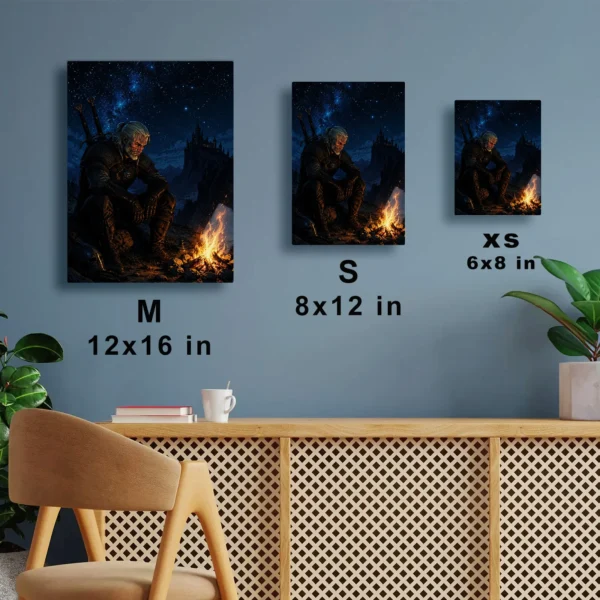 Video Game Metal Poster Wall Decor - TW3 Wild Hunt Geralt of Rivia - A - Image 7