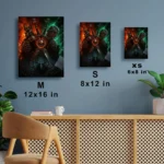 Video Game Metal Poster Wall Decor - TW3 Wild Hunt Geralt of Rivia - B - Image 7