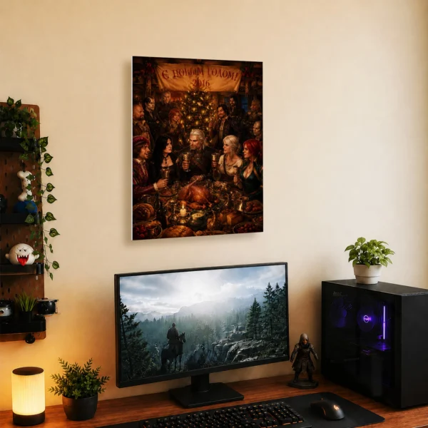 Video Game Metal Poster Wall Decor - TW3 Wild Hunt - Image 5