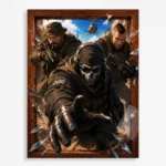 Video Game Metal Poster Wall Decor - COD