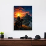 Video Game Metal Poster Wall Decor - TW3 Wild Hunt Geralt of Rivia - C - Image 4