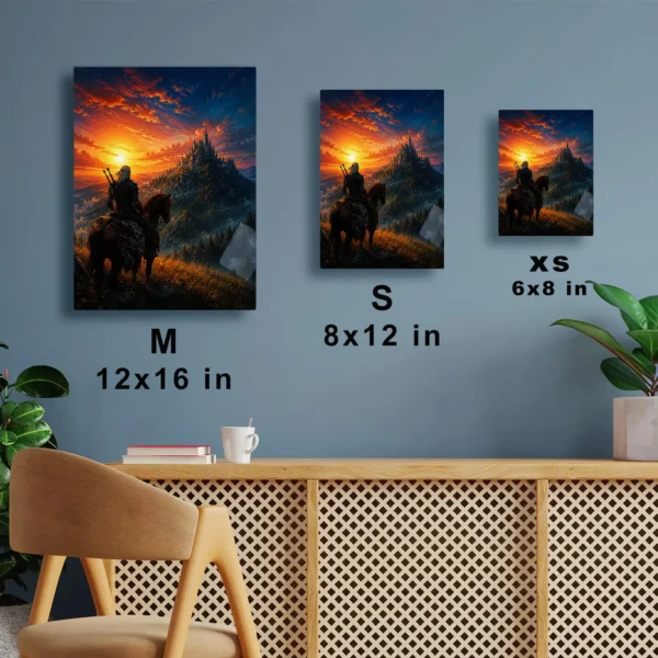 Video Game Metal Poster Wall Decor - TW3 Wild Hunt Geralt of Rivia - C - Image 7