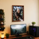 Video Game Metal Poster Wall Decor - TW3 Wild Hunt Geralt of Rivia - D - Image 5