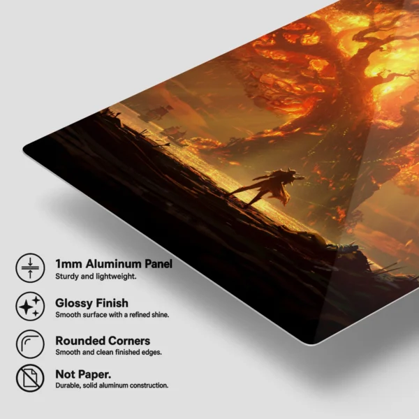 Video Game Metal Poster Wall Decor - WOW - Image 6