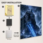 Video Game Metal Poster Wall Decor - WOW The Lich King - Image 2