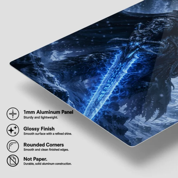 Video Game Metal Poster Wall Decor - WOW The Lich King - Image 6