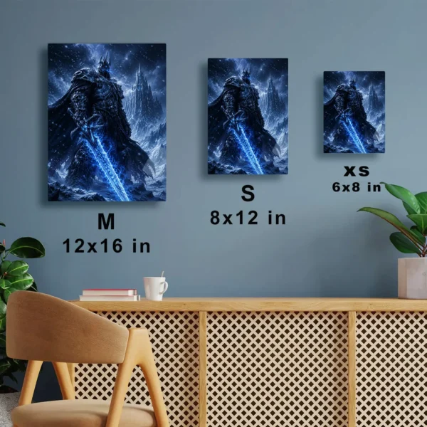 Video Game Metal Poster Wall Decor - WOW The Lich King - Image 7