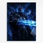 Video Game Metal Poster Wall Decor - WOW The Lich King - A