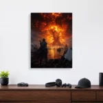 Video Game Metal Poster Wall Decor - WOW - B - Image 4