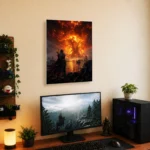Video Game Metal Poster Wall Decor - WOW - B - Image 5