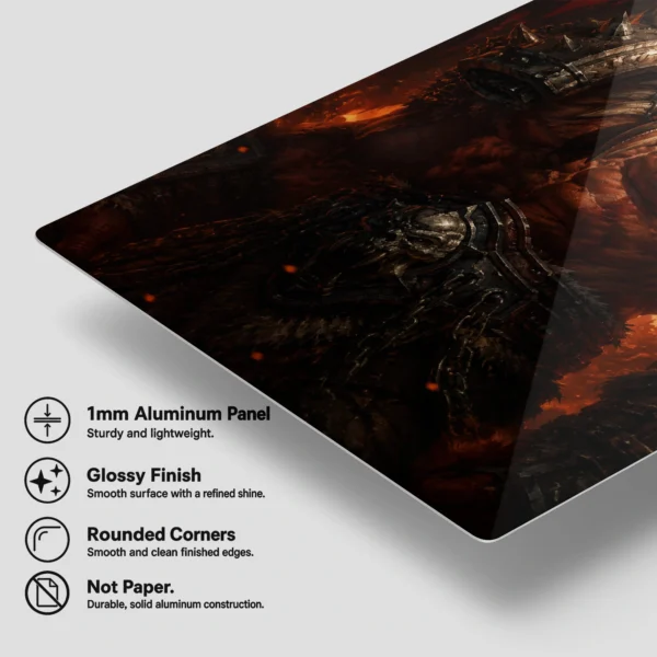 Video Game Metal Poster Wall Decor - WOW Garrosh Hellscream - Image 6