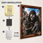 Video Game Metal Poster Wall Decor - COD Ghost - Image 2