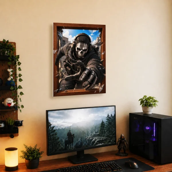 Video Game Metal Poster Wall Decor - COD Ghost - Image 5