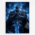 Video Game Metal Poster Wall Decor - WOW The Lich King - B