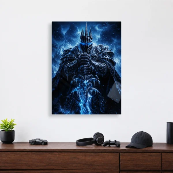 Video Game Metal Poster Wall Decor - WOW The Lich King - B - Image 4