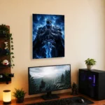 Video Game Metal Poster Wall Decor - WOW The Lich King - B - Image 5