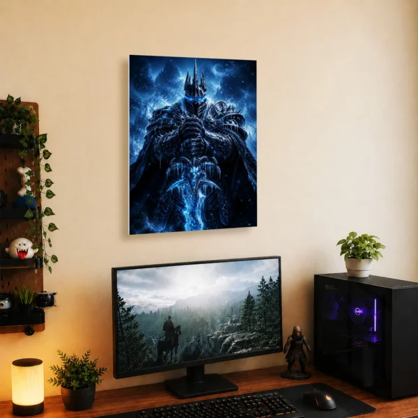 Video Game Metal Poster Wall Decor - WOW The Lich King - B - Image 5
