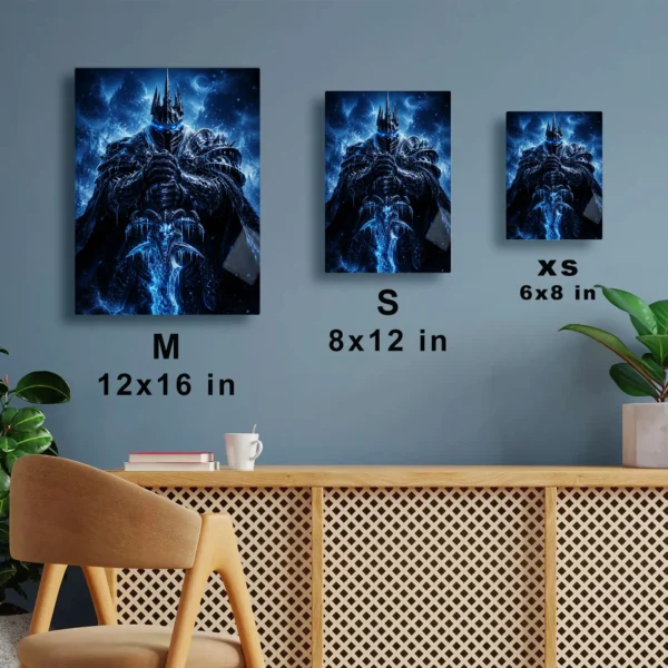 Video Game Metal Poster Wall Decor - WOW The Lich King - B - Image 7