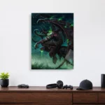 Video Game Metal Poster Wall Decor - WOW Illidan Stormrage - B - Image 4