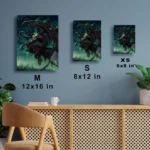 Video Game Metal Poster Wall Decor - WOW Illidan Stormrage - B - Image 7