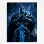 Video Game Metal Poster Wall Decor - WOW The Lich King - D