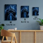 Video Game Metal Poster Wall Decor - WOW The Lich King - D - Image 7