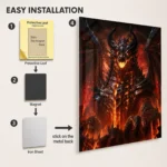 Video Game Metal Poster Wall Decor - WOW Deathwing - Image 2