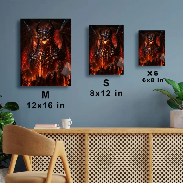 Video Game Metal Poster Wall Decor - WOW Deathwing - Image 7