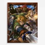 Video Game Metal Poster Wall Decor - TLO Zelda