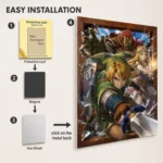 Video Game Metal Poster Wall Decor - TLO Zelda - Image 2