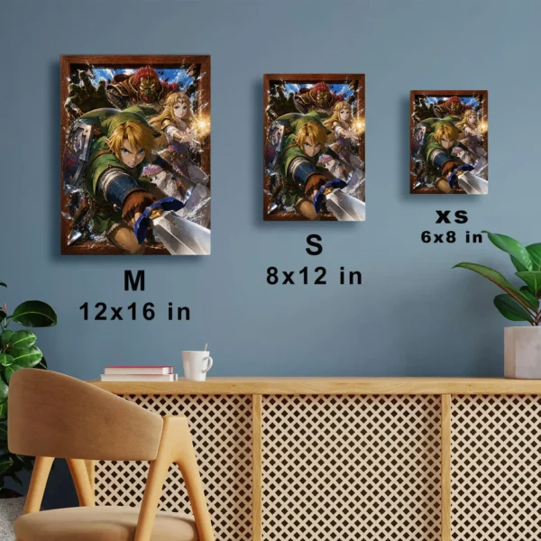 Video Game Metal Poster Wall Decor - TLO Zelda - Image 7