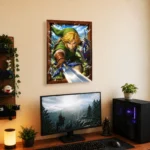Video Game Metal Poster Wall Decor - TLO Zelda Link - Image 5