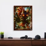 Video Game Metal Poster Wall Decor - TLO Zelda Skull Kid - Image 4