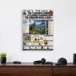 Video Game Metal Poster Wall Decor - TLO Zelda - A - Image 4