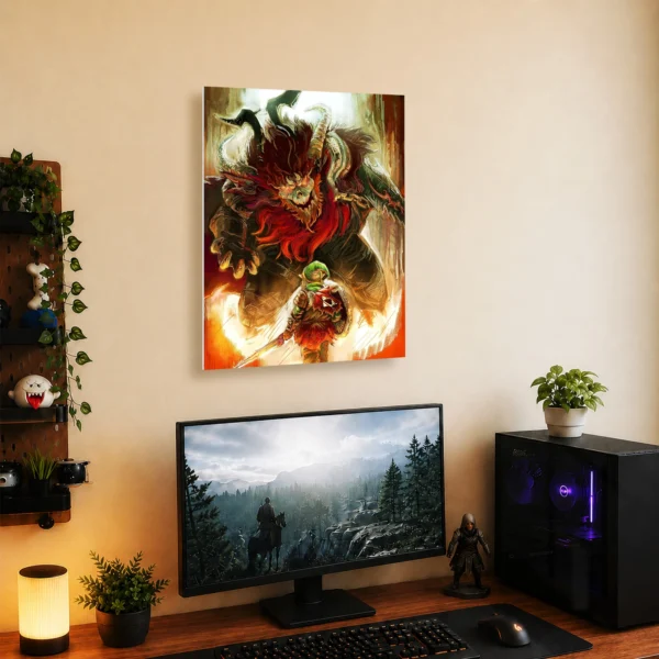 Video Game Metal Poster Wall Decor - TLO Zelda Ganondorf - Image 5