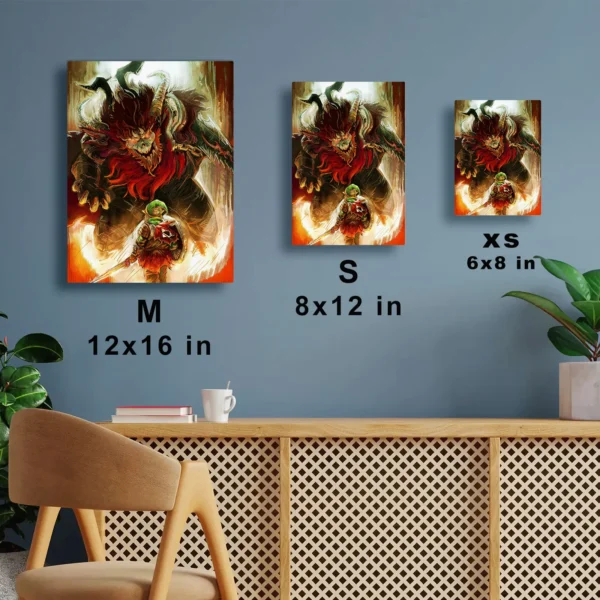 Video Game Metal Poster Wall Decor - TLO Zelda Ganondorf - Image 7