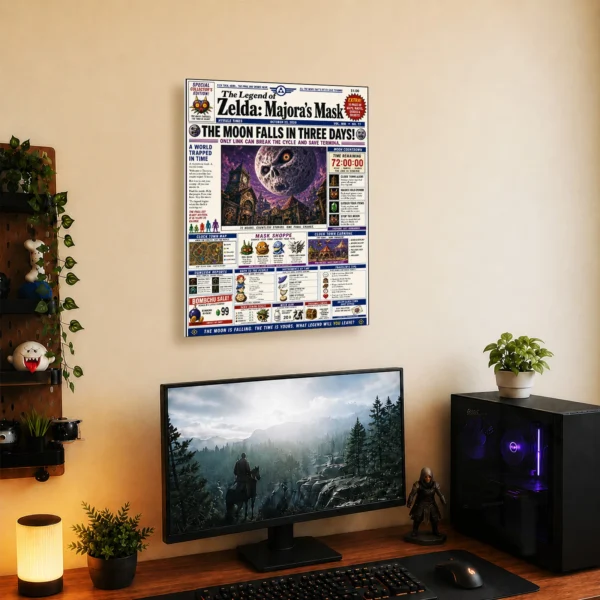 Video Game Metal Poster Wall Decor - TLO Zelda - C - Image 5