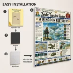 Video Game Metal Poster Wall Decor - TLO Zelda - E - Image 2