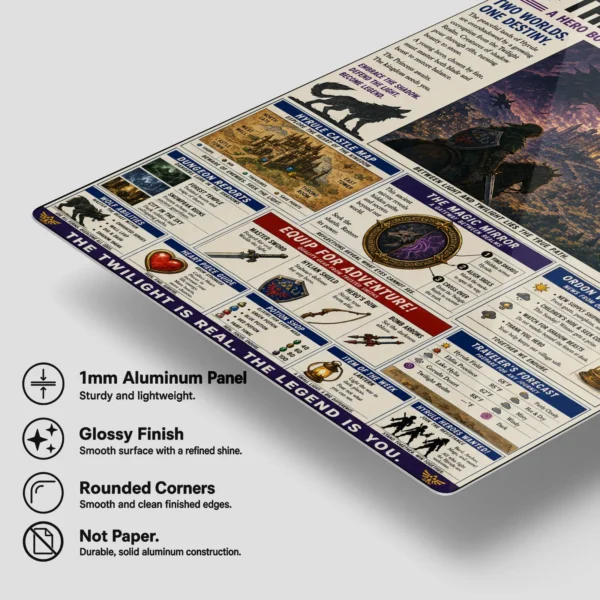 Video Game Metal Poster Wall Decor - TLO Zelda - F - Image 6