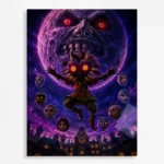 Video Game Metal Poster Wall Decor - TLO Zelda Skull Kid - A