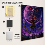 Video Game Metal Poster Wall Decor - TLO Zelda Skull Kid - A - Image 2