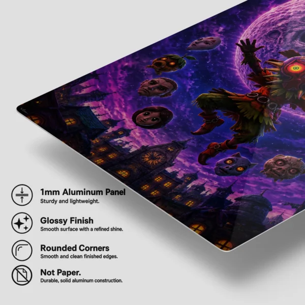 Video Game Metal Poster Wall Decor - TLO Zelda Skull Kid - A - Image 6