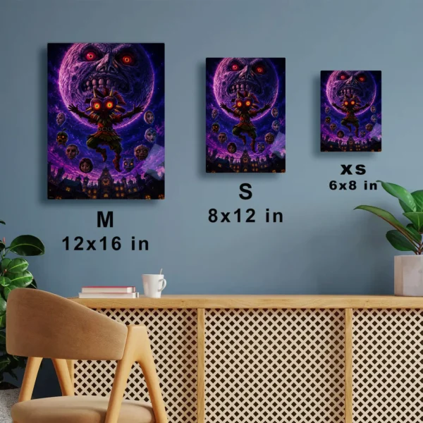 Video Game Metal Poster Wall Decor - TLO Zelda Skull Kid - A - Image 7