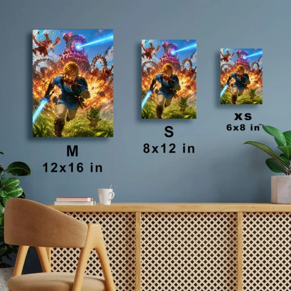 Video Game Metal Poster Wall Decor - TLO Zelda - H - Image 7