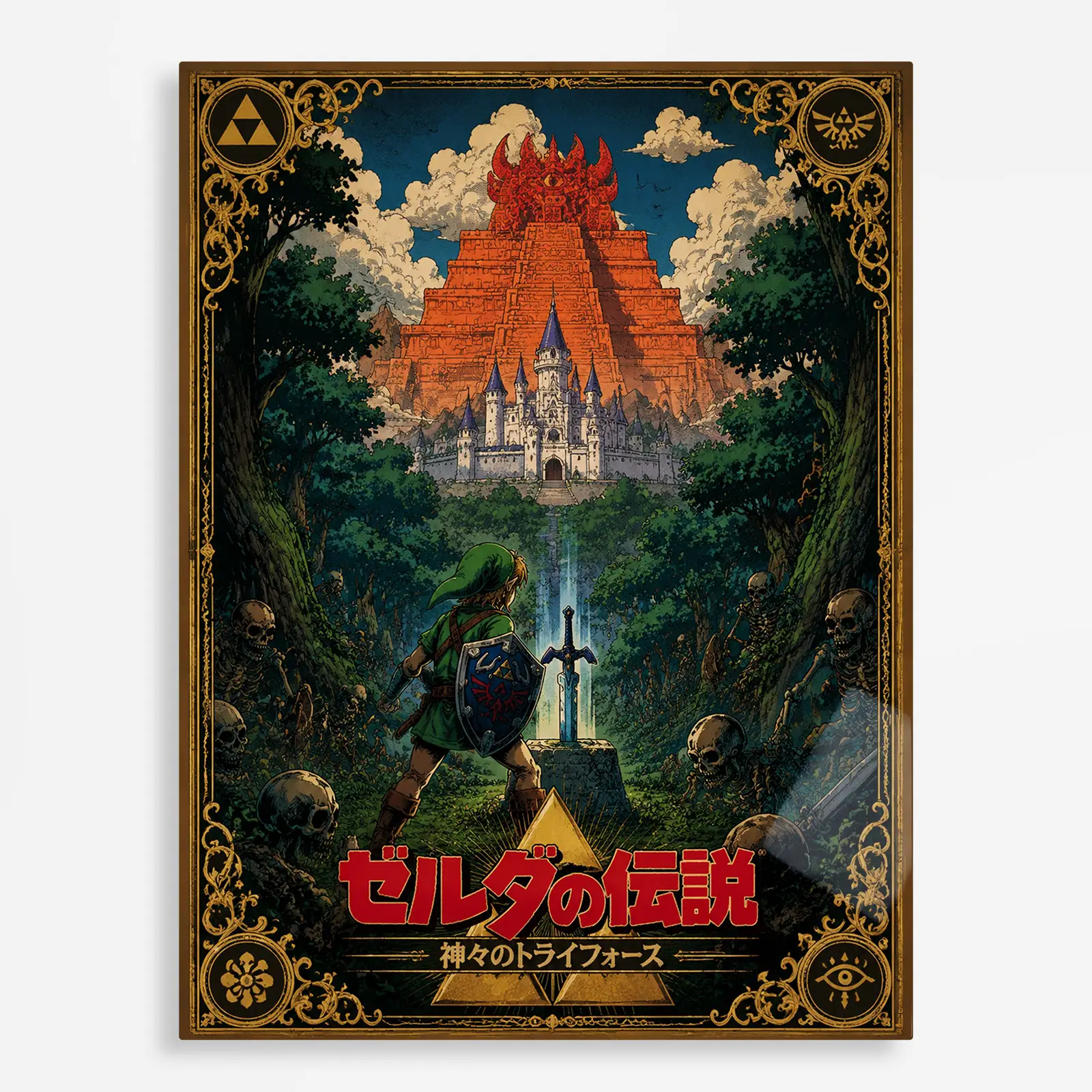 video game metal poster (238) s1 Video Game Metal Poster Wall Decor - TLO Zelda - I - Image 1