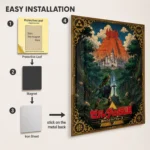 Video Game Metal Poster Wall Decor - TLO Zelda - I - Image 2