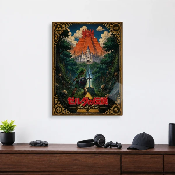 Video Game Metal Poster Wall Decor - TLO Zelda - I - Image 4